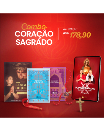 Combo Coração Sagrado | Sagrado Coração | Exército de Deus