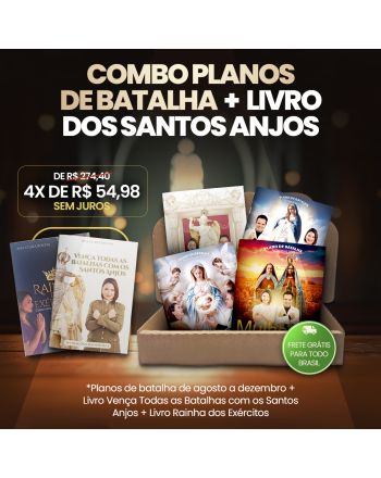 Combo Planos de Batalha + Livro dos Santos Anjos | Exército de Deus