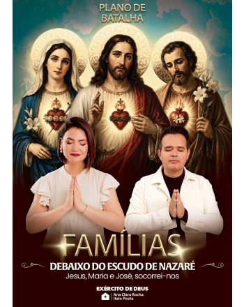 Plano de Batalha - Junho 2026 - Famílias debaixo do escudo de Nazaré (E-book) | Exército de Deus