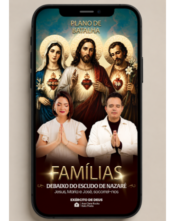 Plano de Batalha - Junho 2026 - Famílias debaixo do escudo de Nazaré (E-book) | Exército de Deus