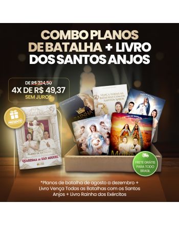 Combo Planos de Batalha + Livro dos Santos Anjos | Exército de Deus